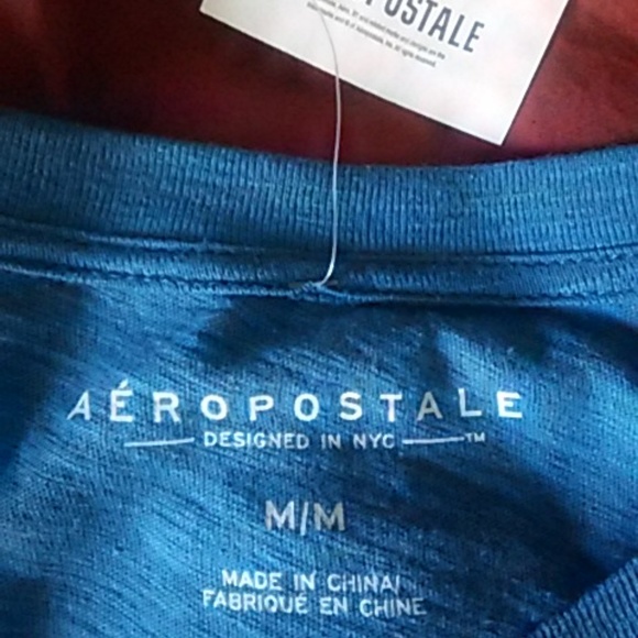 Aeropostale printed fade out tee NWT sz M - Picture 6 of 7